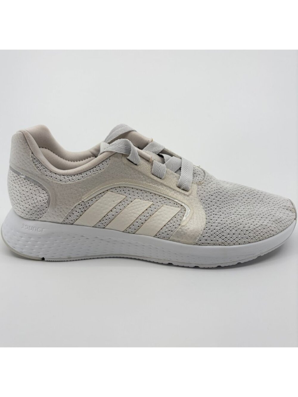 Adidas Edge Lux 5 Womens Size 8.5 White Athletic Running Walking Shoes Sneakers
